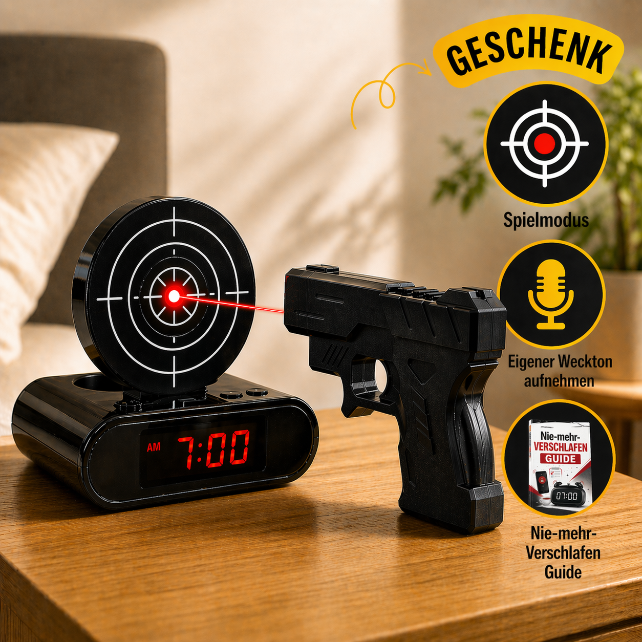 ZielAlarm™ – Schusswecker